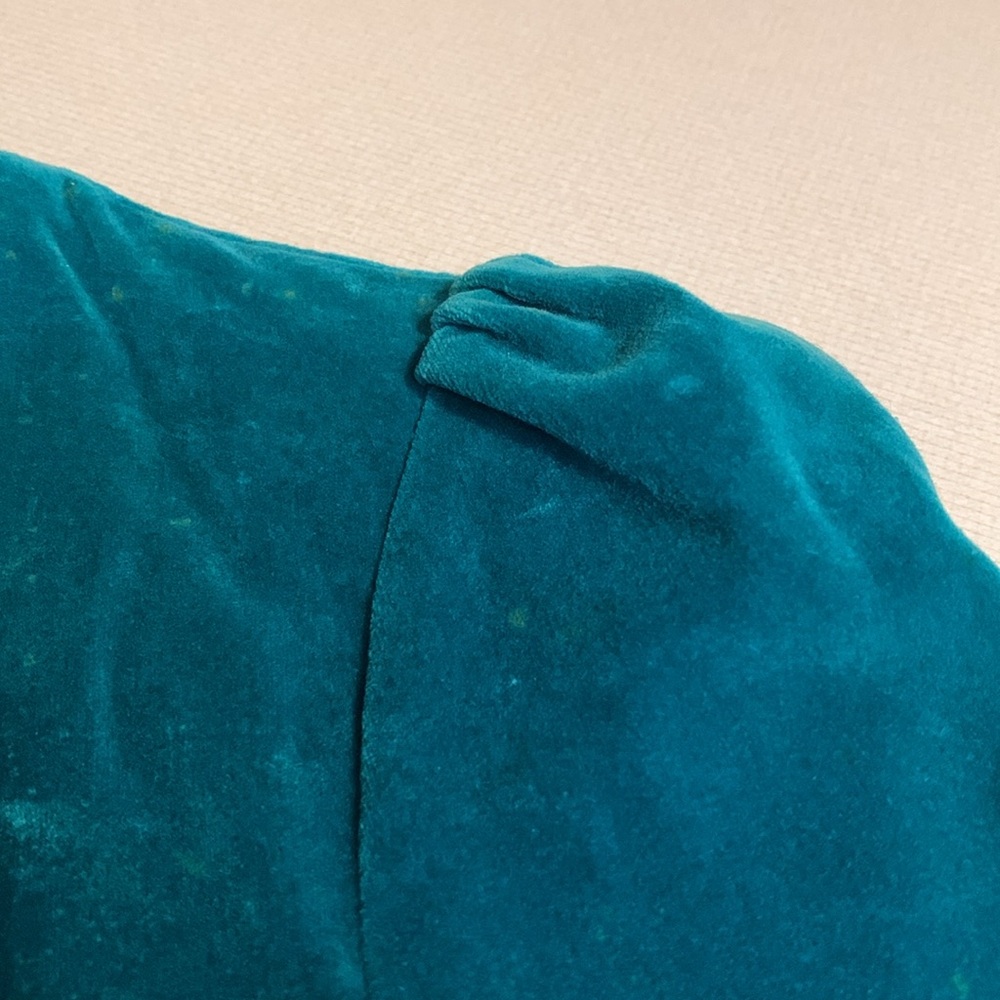 Rave Vintage Teal Blazer with Textured Fabric - Picture 10 of 10
